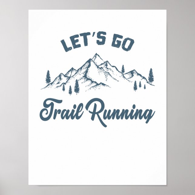Affiche Traillsur Let's Go Trail Running (Devant)
