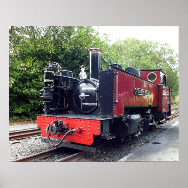 AFFICHE TRAIN À VAPEUR (Devant)