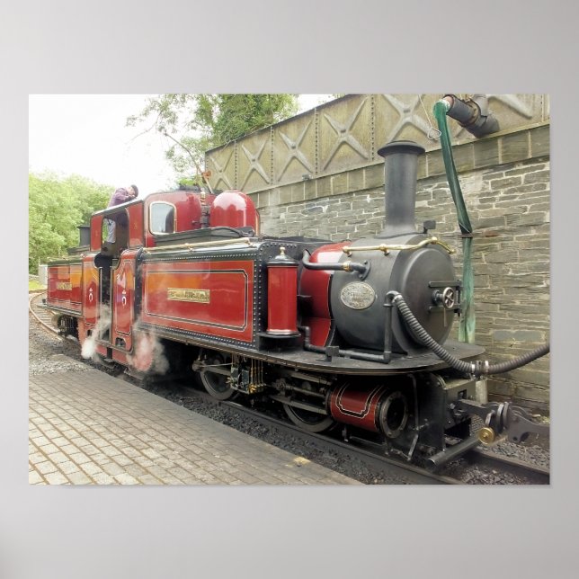 AFFICHE TRAIN À VAPEUR (Devant)