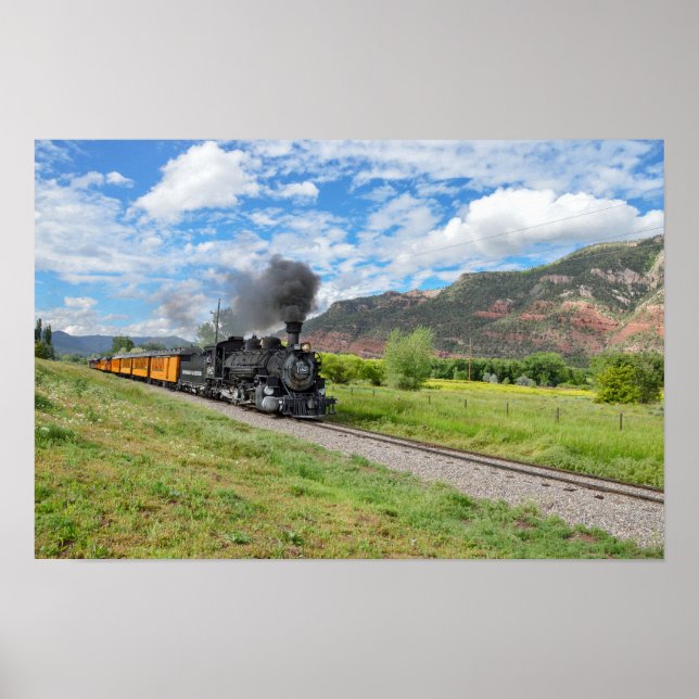 Affiche Train de Durango & Silverton Narrow Gauge Railroad (Devant)