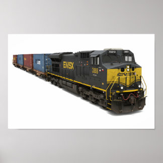 Affiche Train de fret désal