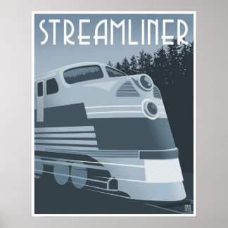 Affiche Train de ligne