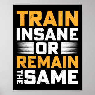 Affiche Train Dingue Ou Reste Le Même