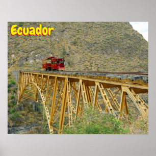 Affiche Train Équateur