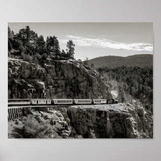 Affiche Train ferroviaire Durango Silverton