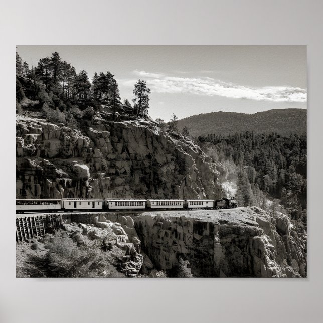 Affiche Train ferroviaire Durango Silverton (Devant)