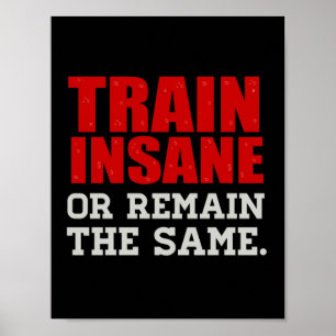 Affiche Train fou ou rester pareil