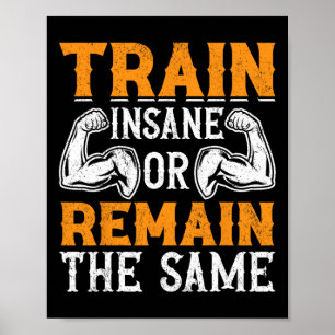Affiche Train Graphique Dur Pour Les Ventilateurs De Bodyb