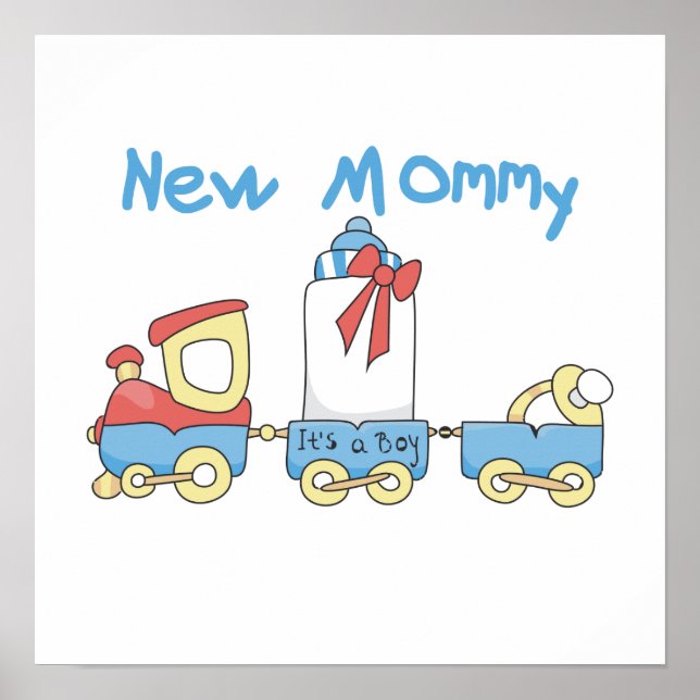 Affiche Train New Mommy C'est un petit cadeau (Devant)