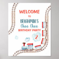 Train Railroad Vintage Rail Boy Bienvenue