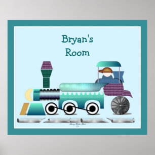 Affiche Train Toot Toot