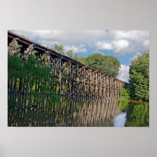 Affiche Train Trestle