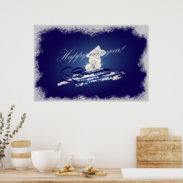 Affiche traîneau HNY (Cuisine)