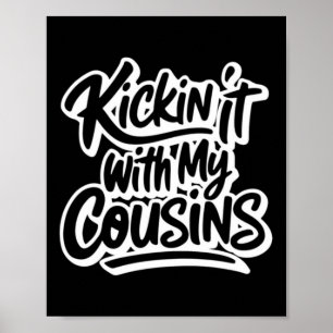Affiche Traîner avec mes cousins