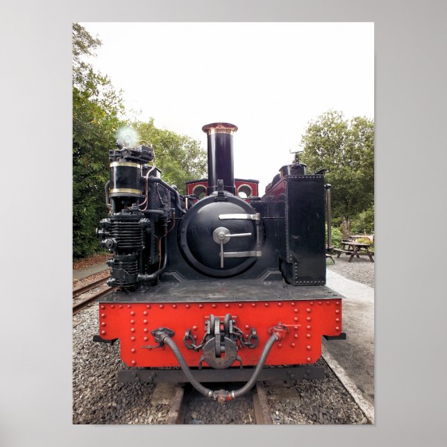 AFFICHE TRAINS À VAPEUR (Devant)