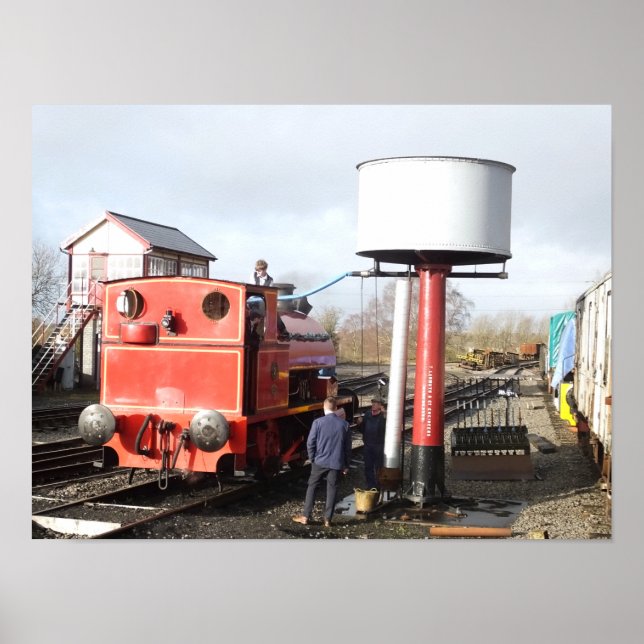 AFFICHE TRAINS À VAPEUR (Devant)