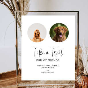 Affiche Traite de chien Faveurs mariage animal traité bisc