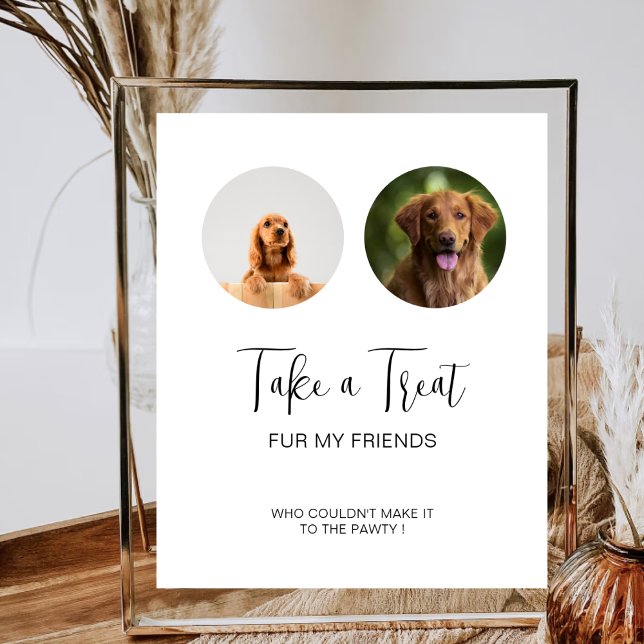 Affiche Traite de chien moderne Mariage simple animal de c (Créateur téléchargé)