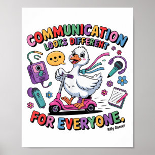 Affiche Traitement de la parole Slp Silly Goose Communicat