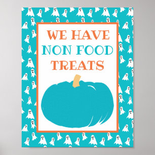 Affiche Traitements non alimentaires Turquoise Citrouille