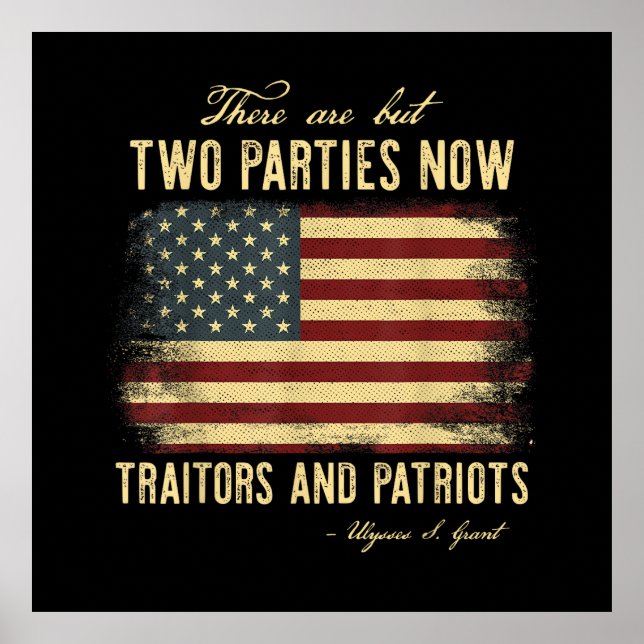 Affiche Traitres et Patriotes  (Devant)