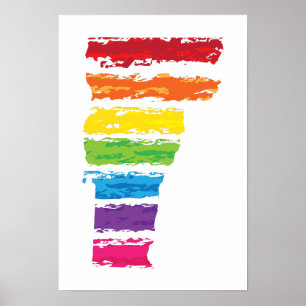 Affiche traits de couleur vermont