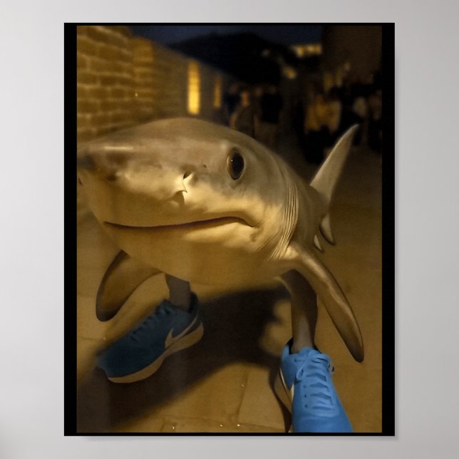 Affiche Tralalero tralala requin mème  (Devant)