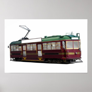 Affiche tramway de Melbourne