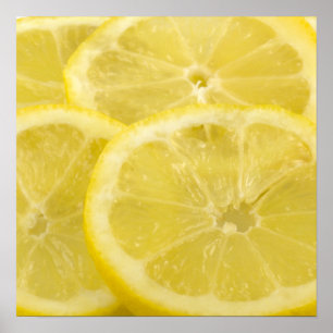 Affiche Tranches de citron