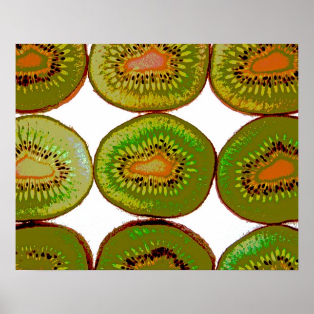 Affiche Tranches de kiwi (Devant)