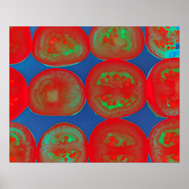 Affiche Tranches de tomates (Devant)