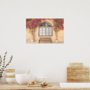 Affiche Tranquillité en fleurs – Un moment de calme à Raba
