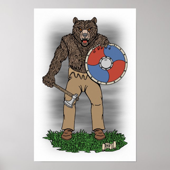 Affiche Transformé Viking Berserker ou Werebear (Devant)