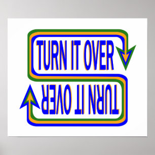 Affiche Transformez-Le Au-Dessus De Citation Inspirationne