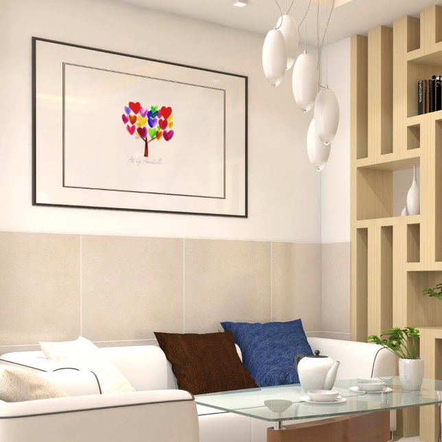 Affiche Transformez l'oeuvre d'art ou le dessin de votre e (Créateur téléchargé)