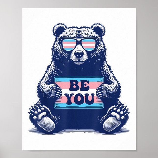 Affiche Transgenre Be You Trans Fierté M2f F2m (Devant)
