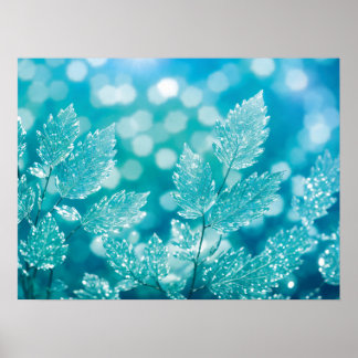 Affiche Transition gelée : Réveil Feuille