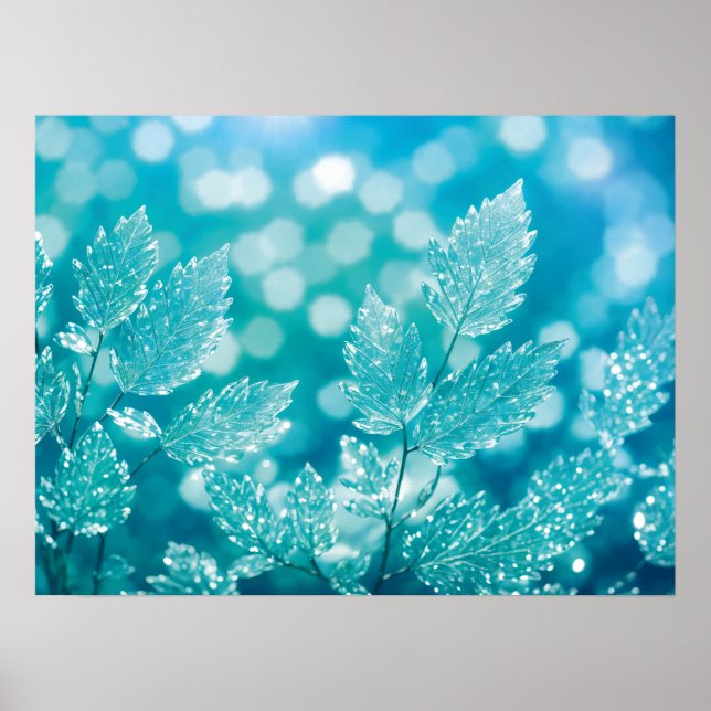 Affiche Transition gelée : Réveil Feuille (Devant)