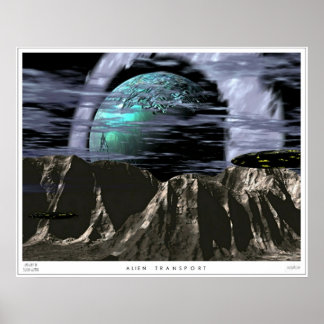 Affiche Transport Alien