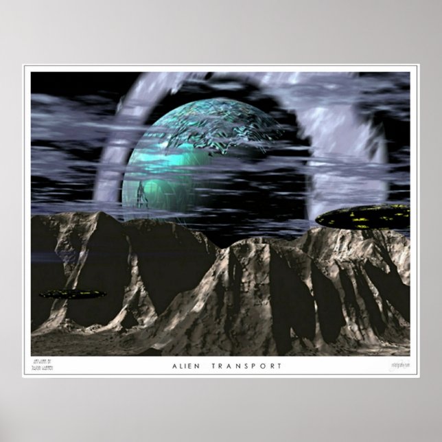 Affiche Transport Alien (Devant)