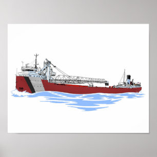 Affiche Transport de marchandises des Grands Lacs George A