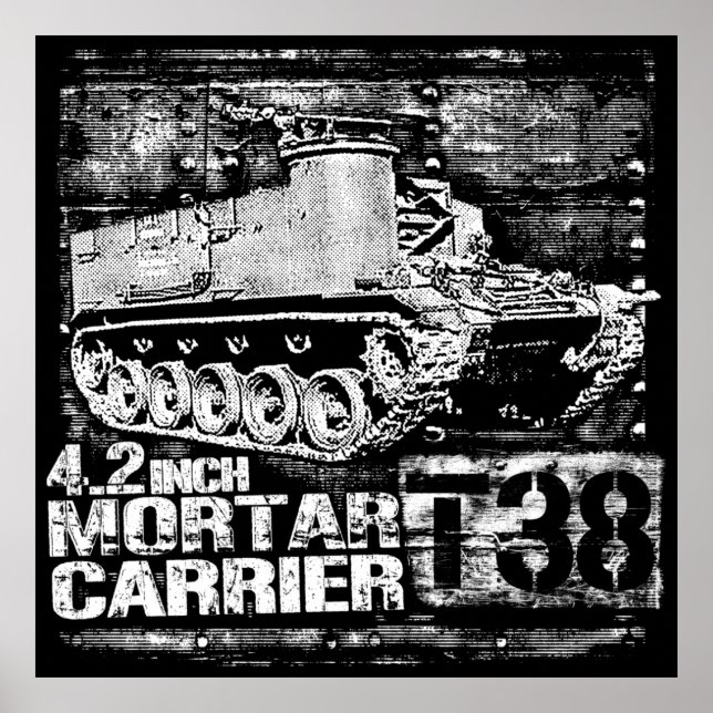Affiche Transporteur de mortier T38 4,2 pouces (Devant)