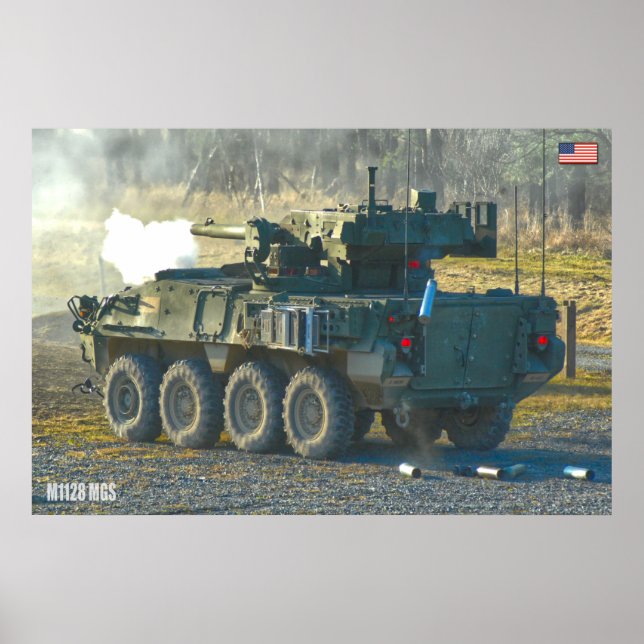 Affiche TRANSPORTEUR DE PERSONNEL ARMÉ - Stryker (Devant)