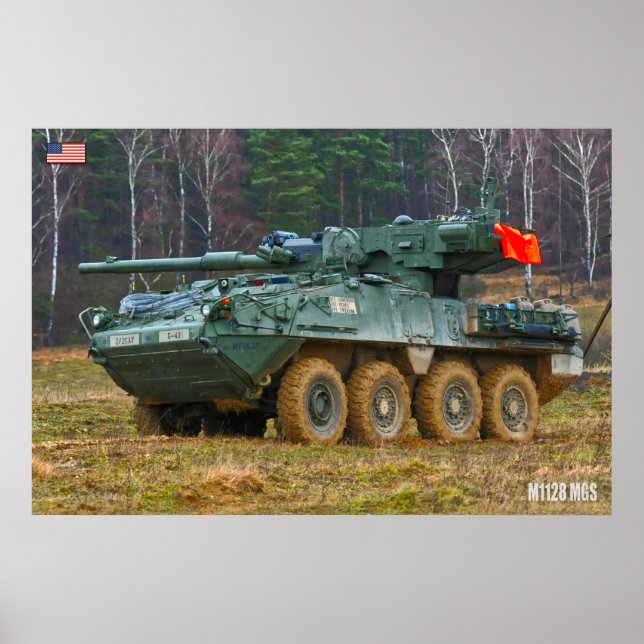 Affiche TRANSPORTEUR DE PERSONNEL ARMÉ - Stryker (Devant)