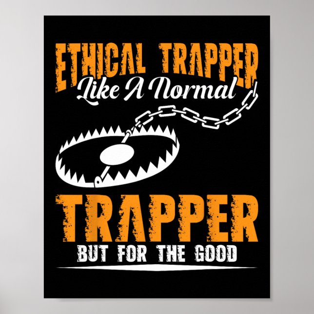 Affiche Trapper Stuff Coyote Trapping Chasseur Tr (Devant)