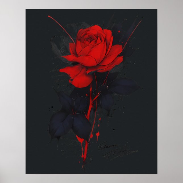 Affiche Trash Polka Rose (Devant)