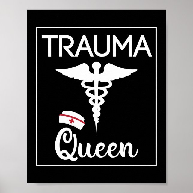 Affiche Trauma Infirmière Trauma Reine (Devant)