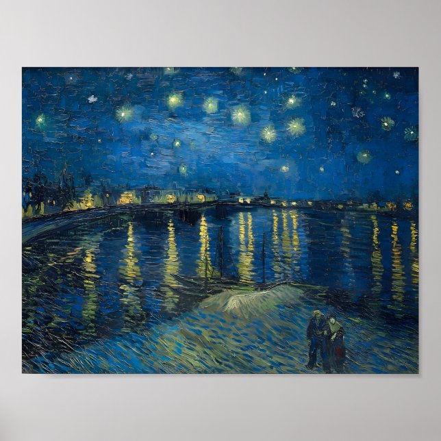 Affiche travail artistique de Vincent Van Gogh (Devant)