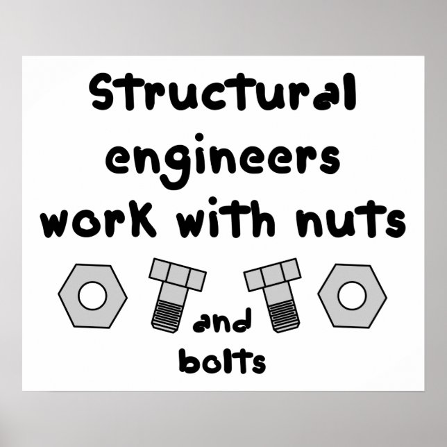 Affiche Travail de Structural Engineers (Devant)