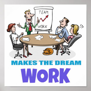 Affiche Travail d'équipe